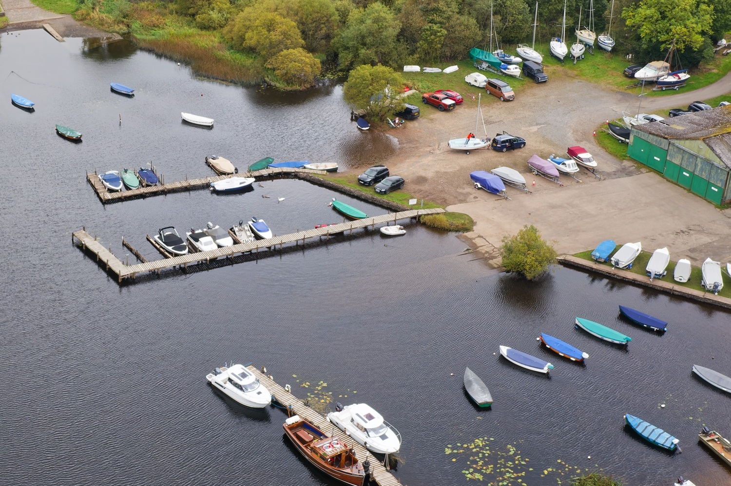 Balmaha Scottish village at Loch Lomond