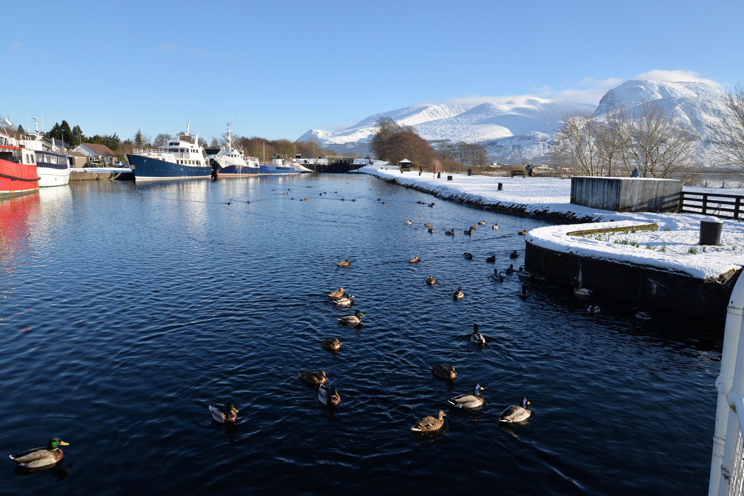 entrance to the Caledonian Canal