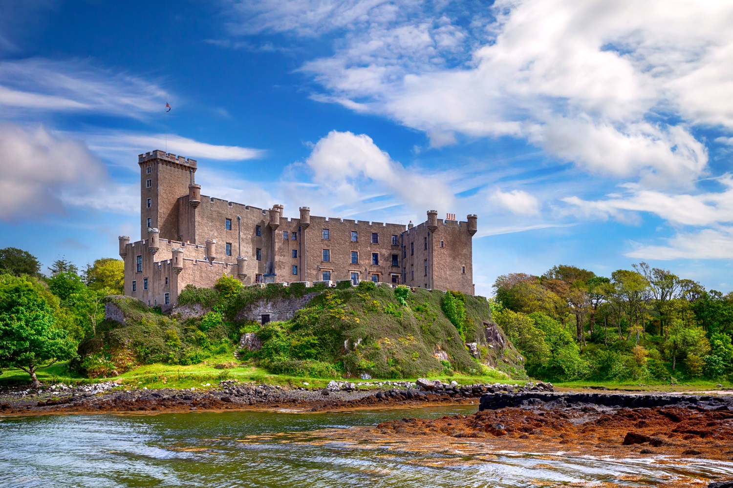 Dunvegan castle on the Isle of Skye